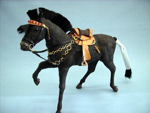 創作飾り馬/9号ウエスタン飾り馬/飾り馬の販売モリシゲ